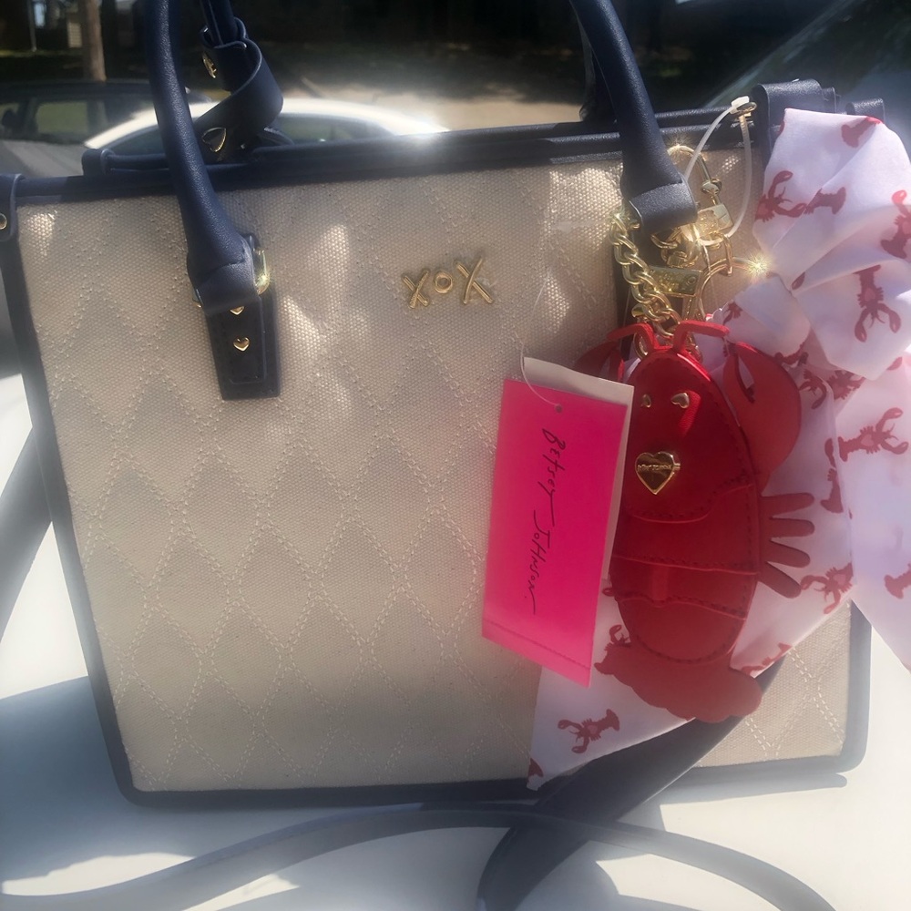 Betsey Johnson summer crab purse